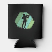 Violine Player Retro Dosenkühler (Vorderseite)