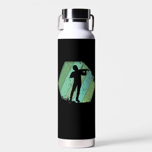Violine Player Retro Trinkflasche (Vorne)