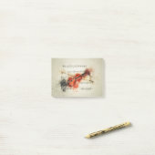 Violine Post-it Klebezettel (Auf Schreibtisch)