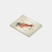 Violine Post-it Klebezettel (angewinkelt)