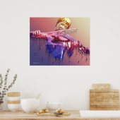 Violine Poster (Küche)