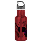 Violine, Rocking-Liebe_ Edelstahlflasche (Rückseite)