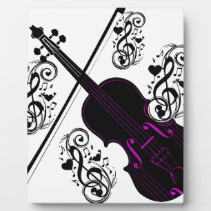 Violine, Rocking-Liebe_ Fotoplatte