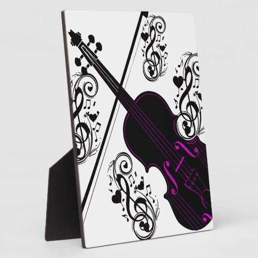 Violine, Rocking-Liebe_ Fotoplatte (Seite)