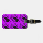 Violine, Rocking-Liebe_ Gepäckanhänger (Vorderseite horizontal)