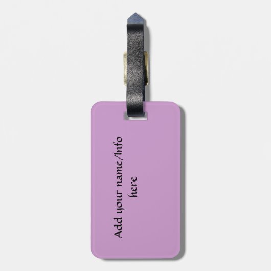 Violine, Rocking-Liebe_ Gepäckanhänger (Rückseite vertikal)