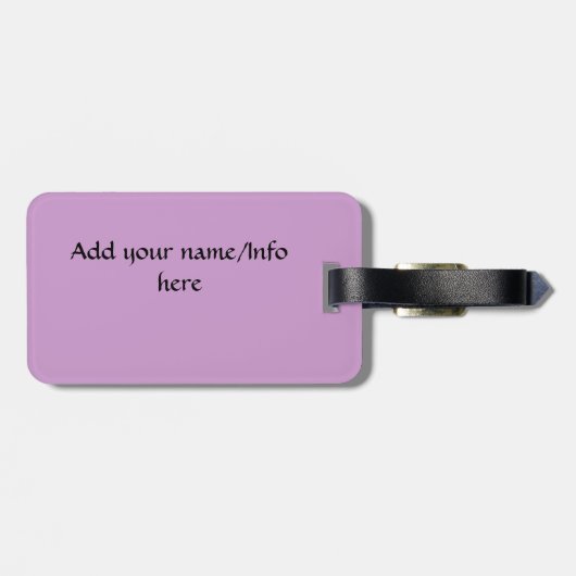 Violine, Rocking-Liebe_ Gepäckanhänger (Rückseite horizontal)