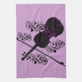 Violine, Rocking-Liebe_ Küchentuch (Vertikal)