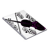 Violine, Rocking-Liebe_ Notizblock (Rechte Seite)