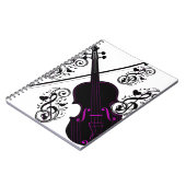 Violine, Rocking-Liebe_ Notizblock (Linke Seite)