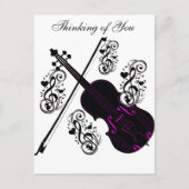 Violine, Rocking-Liebe_ Postkarte (Vorderseite)