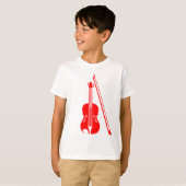 Violine - Rot T-Shirt (Vorne ganz)