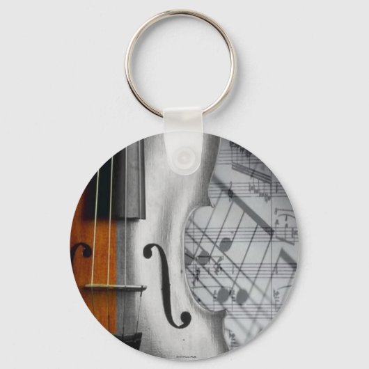 Violine Schlüsselanhänger (Vorderseite)
