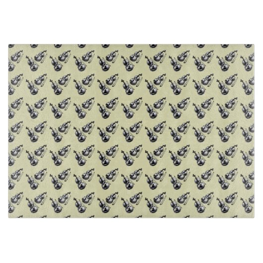 Violine Schneidebrett (Vorderseite)