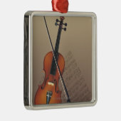 Violine Silbernes Ornament (Rechts)
