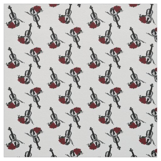 Violine Stoff (Muster)