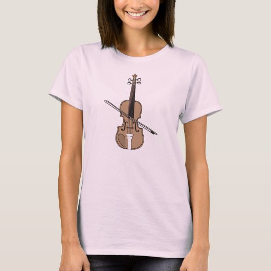 Violine T-Shirt (Vorderseite)