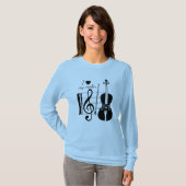 Violine T - Shirt (Vorne ganz)