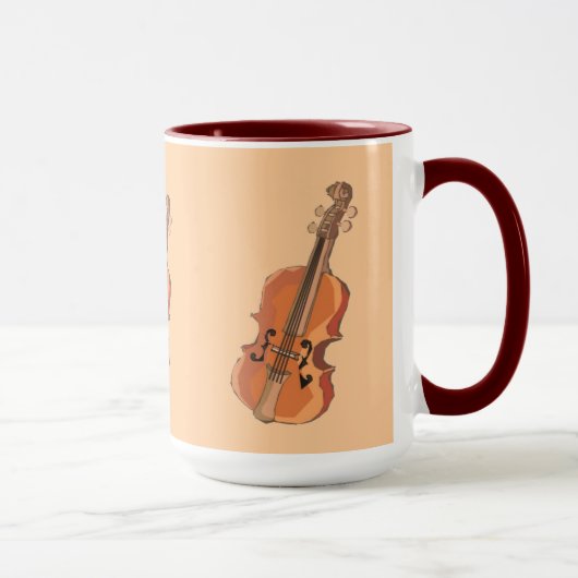 Violine Tasse (Rechts)