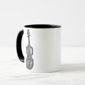 Violine Tasse (Vorderseite Links)