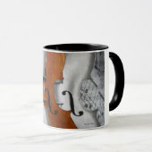 Violine Tasse (VorderseiteRechts)