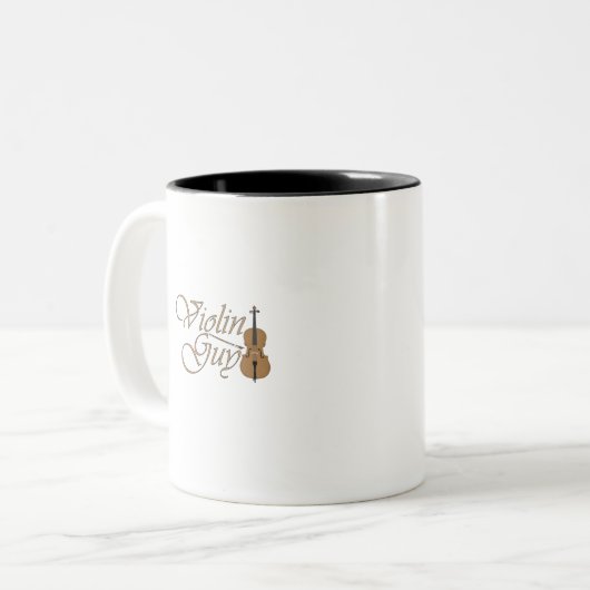 Violine Typ Zweifarbige Tasse (Vorderseite Links)