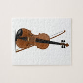 Violine und Bogen Puzzle (Horizontal)