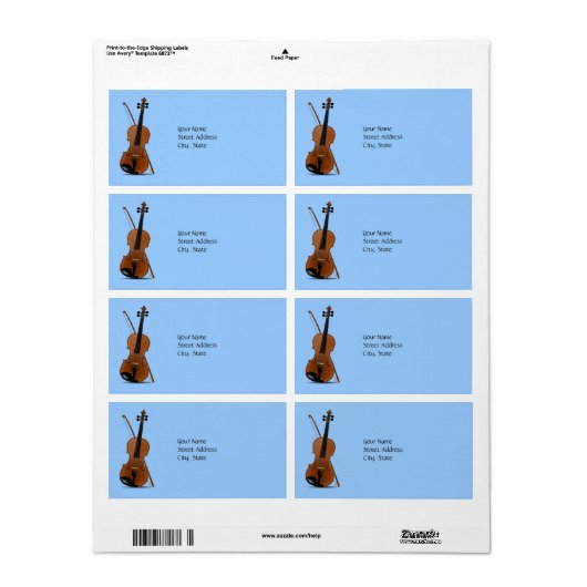 Violine und Bow (Vorne)