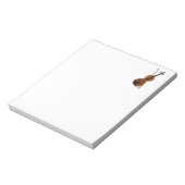 Violine und Bow Notizblock (Rotiert)