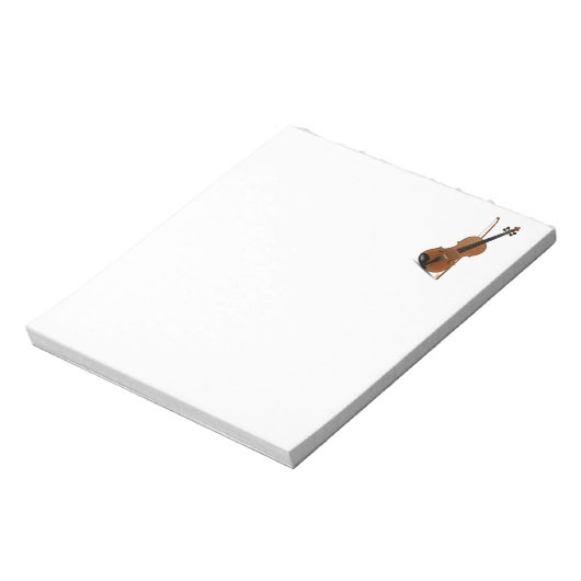 Violine und Bow Notizblock (Rotiert)