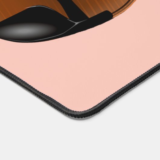 Violine und Bow Strings Musical Design Desk Mat Schreibtischunterlage (Ecke)