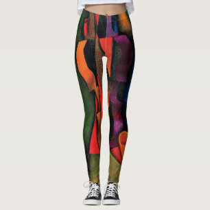 Violine und Gitarre durch Juan Gris Leggings