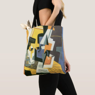 Violine und Glas von Juan Gris, Vintage Kubismus Tasche