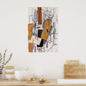 Violine und Notenblatt | Georges Braque | Poster (Küche)
