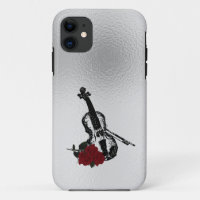 Violine und Rosen