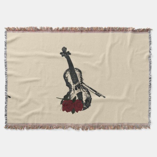 Violine und Rosen Decke (Vorderseite)