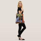 Violine und Spielkarten auf einer Tabelle Tasche (Am Model)