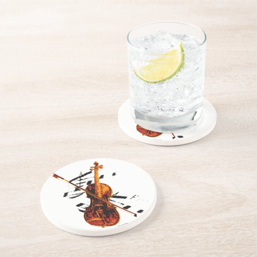 Violine Untersetzer (Seite)