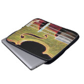 Violine, Viola, Cello? Laptopschutzhülle (Vorne Knopf)