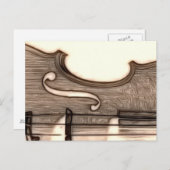 Violine, Viola, Cello? Postkarte (Vorne/Hinten)