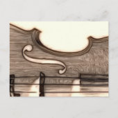 Violine, Viola, Cello? Postkarte (Vorderseite)