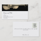 Violine Viola Visitenkarte für Violine (Vorne/Hinten)