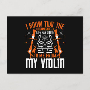 Violine - Violine ist die Freude meines Lebens Postkarte