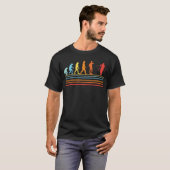 Violine Violinist Violine Evolution Evolution Retr T-Shirt (Vorne ganz)