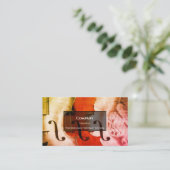 Violine Visitenkarte (Stehend Vorderseite)