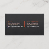 Violine Visitenkarte (Rückseite)