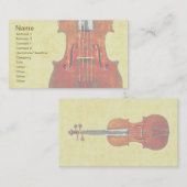 VIOLINE Visitenkarten Visitenkarte (Vorne/Hinten)