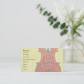 VIOLINE Visitenkarten Visitenkarte (Stehend Vorderseite)