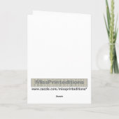 Violine von White Line Zeichnend auf tiefrotem Hin Karte (Rückseite)