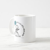 Violine - Weltumdrehungen Kaffeetasse (Vorderseite Links)